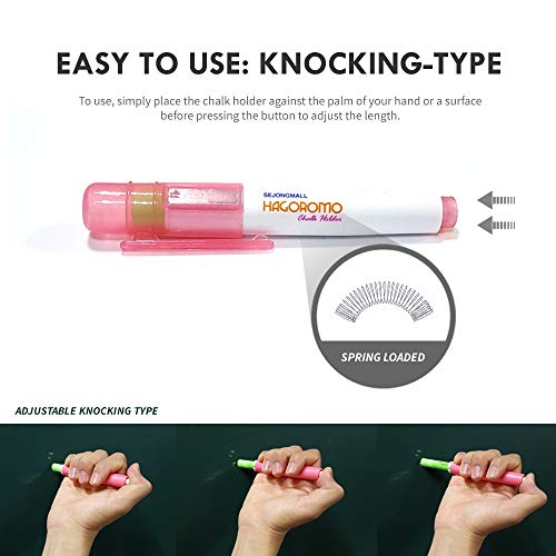 Hagoromo Chalk Holder with Magnet Attached [Orange Cap and Chalk] - color: Orange, style: Cap