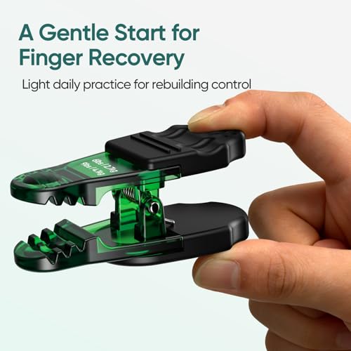 FitBeast Finger Exerciser Set, Pinch Clips & Finger Extension Bands for Hand Therapy, Grip Strength, Dexterity & Hand Rehab