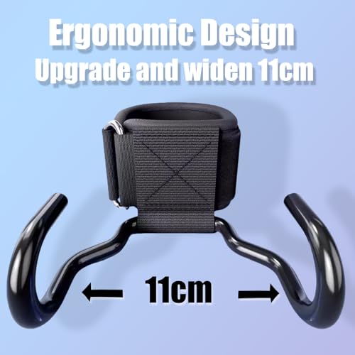 Weight Lifting Hooks, Upgrade Weightlifting Grip Hooks, Heavy Duty Lifting Wrist Straps for Pull-Ups, Strength Training and Deadlifts, Wrist Strap Hook for Men and Women - color: Black