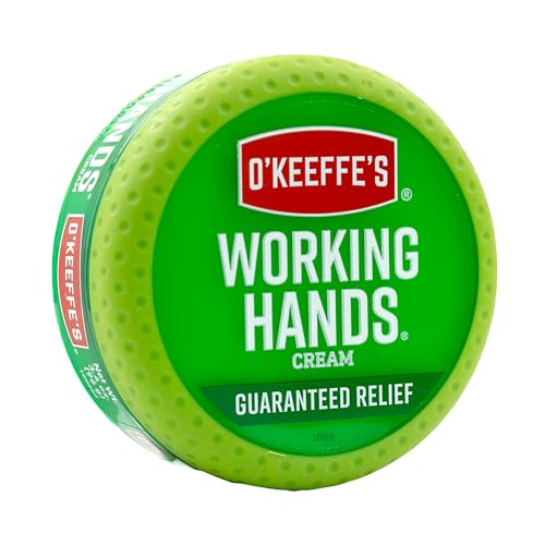 O'Keeffe's K0350002-5 Working Hands Hand Cream in Jar (5 Pack), 3.2 oz - size: 3.2 Ounce (Pack of 5)