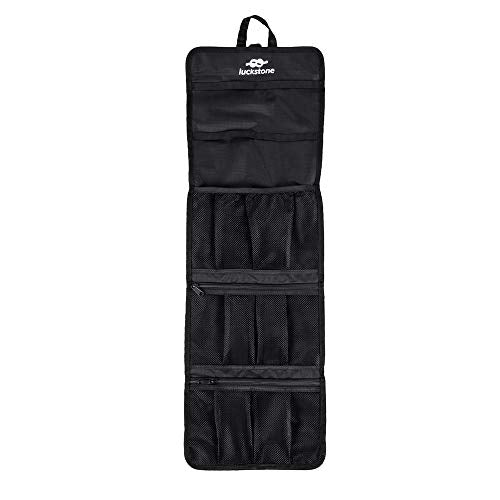 Rock Climbing Gear Storage Bag Foldable Waterproof Roll Up D-Ring Climbing Quickdraw Hanging Tool Equipment Gear Carabiner Organizer Collection Bag Carry Pouch 420D Oxford Cloth