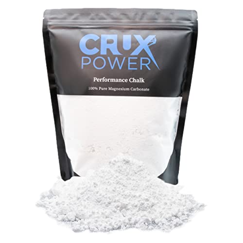 Performance Climbing Chalk for Rock Climbing, Gymnastics, Weight Lifting - 100% Pure Magnesium Carbonate, No Drying Agents, Medium Blend Loose Rock Climbing Chalk - 200g