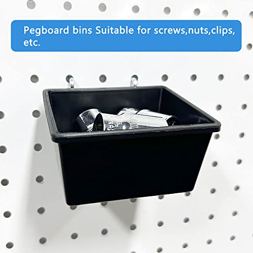 258pcs Pegboard Hooks And Accessories Set, Wall Organizer For Garage | Peg board hooks and bins set, fits 1/8, 1/4 inch boards, with peg locks, for garage, workshop, tool storage