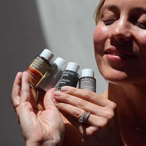 biotyspa Mini Essentials - Organic Body Care Kit with Firming Oil, Hydrating Lotion & Shower Gels (30ml Each) - Waterproof Bag, Vegan, Made in Australia - 4pc Set - size: Mini Essentials