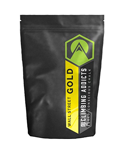 Eco-Conscious Climbing Chalk | Earth-Toned Chalk for Leaving No Trace on Outdoor Climbs - color: Wall Street Gold