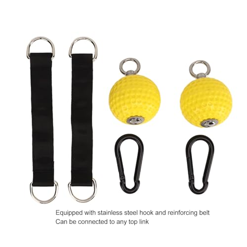 1 Pair Climbing Training Grip Balls with Straps, Pull Up Grips for Hand and Muscle Strength Training, PU Slip-Resistant Material, Indoor/Outdoor Horizontal Bar Use