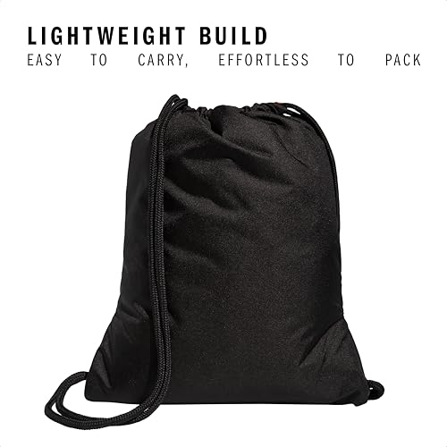 adidas Alliance Sackpack – Drawstring Backpack for Sports, Small Gym Bag, Team Power Red/2, OSFA - color: Team Power Red/2