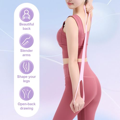 3pcs Figure 8 Resistance Band, Arm Back Training Elastic Ropes, Elastic Stretching Resistances Band for Arms, Back, Shoulders, and Chest Workouts, Exercise Equipment