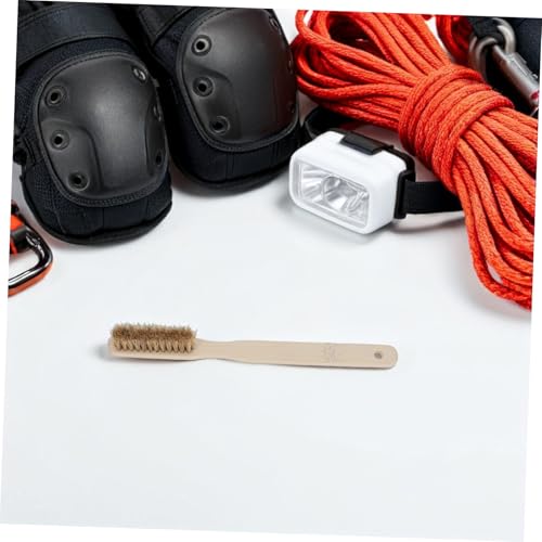 Climbing Hold Brush Mountaineering Cleaning Brush Soft Boar Bristle Medium Size for Bouldering Outdoor Wall Maintenance