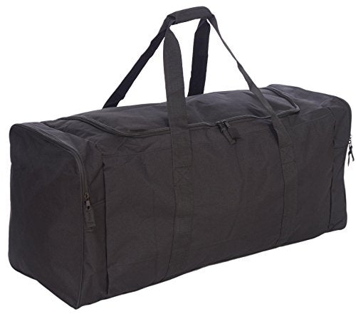 Jetstream Heavy Duty Multi Pocket Durable Sports Gym Equipment Travel Duffel Bag - color: XL 36" Black, size: 36IN