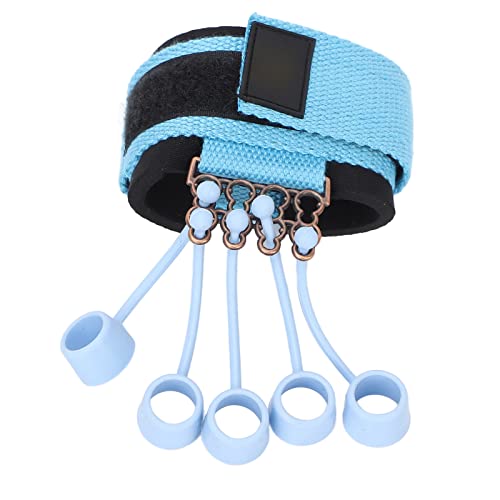 Dioche Finger Strengthener Guitar Finger Exerciser with Adjustable Wrist Strap - Silicone Hand Grip Strengthener for Training, Suitable for Rock Climbing, Guitar, Tennis and More - size: 40lb