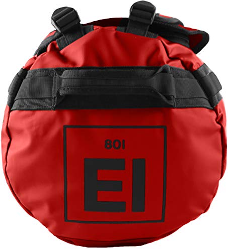 Element Equipment Trailhead Duffel Bag Shoulder Straps Waterproof Red Large - color: Red, size: Large 85 Liters