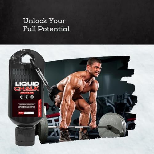 Weightlifting Liquid Chalk 50ml Fitness Anti-Slip Supplies | Rock Climbing Chalk for Men Women Powerlifters Weightlifters Athletes Gymnasts Trainers Competitors Gym Studio Bouldering