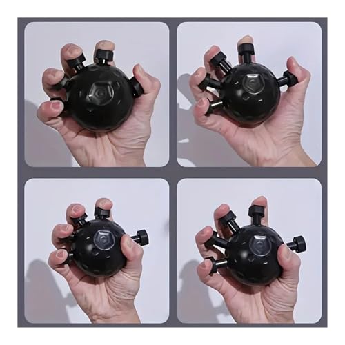 2pcs Adjustable Finger Exerciser Trainer - Hand Grip Strengthener for Rock Climbing, Fitness, and Rehabilitation - color: Black