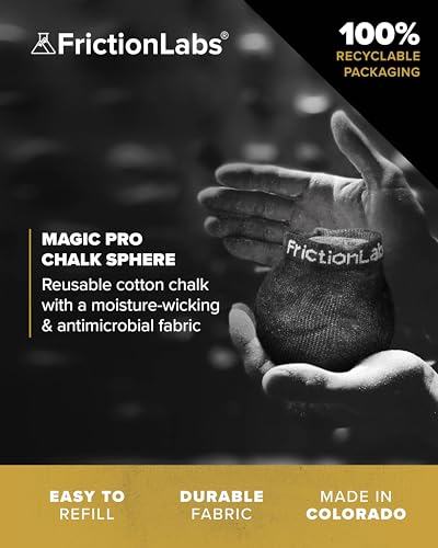 Friction Labs Sensitive Skin Grip Bundle – Secret Stuff Alcohol-Free Chalk, Magic Chalk Ball PRO & Athletic Hands Cream – Elite Grip & Skin Support for Climbing, Gymnastics, Lifting