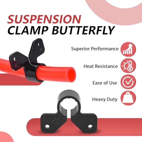 100-Pack EFIELD 3/4-inch Suspension Pipe Clamps For Pex, Copper, CPVC Pipe,(PPSU1807084) - size: 3/4''-P100, style: Suspension