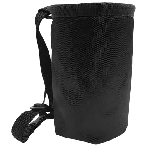 Bouldering Chalk Bag with Quick-Adjust Waist Belt, Oxford Cloth 840D, 7.5X4.9X4.9 in, for Rock Climbing, Weight Lifting, Plus Gymnastics