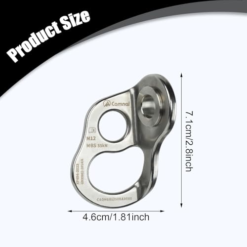 Climbing Bolt Hanger Stainless Rock Climbing Fixed Attachment Compact Rotating Design Suitable for Home Gym Outdoor