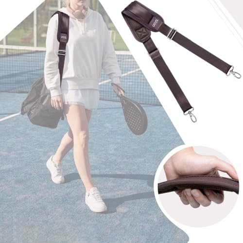 59 Inch Shoulder Straps, Soft with Ultra-Thick Fixed Shoulder Pad, Two Way Independently Adjustable Buckle Replacement Straps for Laptop Bag Messenger Bag Tool Bag Luggage,Brown - color: Brown, size: 59 inch