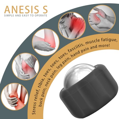 Cryosphere Cold Massage Roller Ball-Massage ice Ball, Cold and Hot Massage Ball, Lymphatic Drainage Massager, Massage Roller Ball, Plantar Fasciitis Release Ball