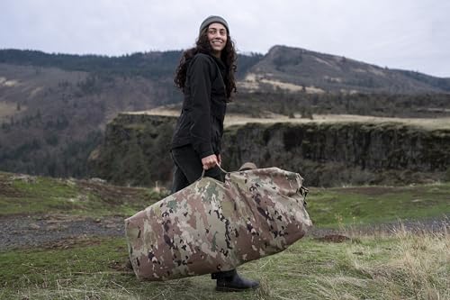 Stansport Deluxe Duffel Bag with Shoulder Strap - color: Camo, size: 42" X 12" X 12"