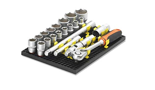 Ascend Tools Organizer Genie 1/4" Socket Holder Pegboard Accessory – Holds 1/4" Drive Sockets (50 Per Pack), Tool Storage Organizer - style: 1/4'' drive socket holders - 50 pieces