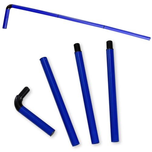 RangeMaster ShoulderWand Therapy Stretching Tool│Collapsible Stretching Bar │Physical Therapy Tool for Recovery and Increasing Motion (Blue) - color: Blue