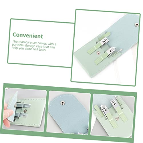GALPADA 3Set Portable Nail Clipper Set with Lightweight Travel Bag Professional Manicure Tools for Home Travel Camping Ergonomic Design for Easy Nail Care