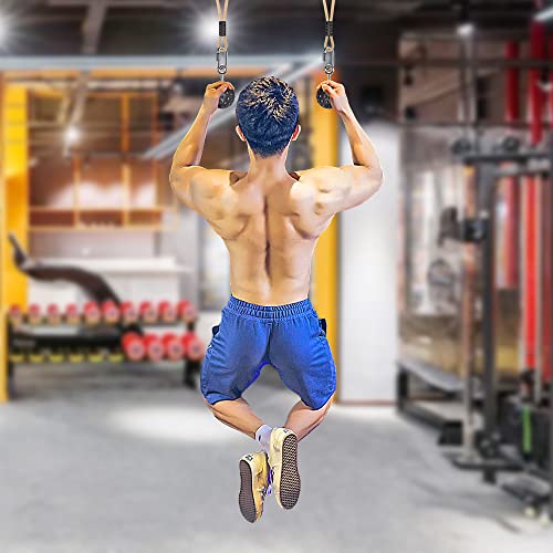 SELEWARE Pull Up Ball, Climbing Grip Attachment for Strength Training | Non-Slip Design Improves Grip Strength, Targets Forearms and Hands, Fits Chin Ups, Kettlebells and Resistance Workouts