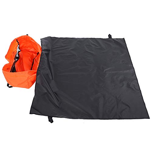 Rock Climbing Rope Bag portable Foldable climbing bag with Large Rope Tarp and Adjustable Shoulder Straps Waterproof Large Capacity Backpack ultralight Outdoor Hike Gear Equipment (orange)