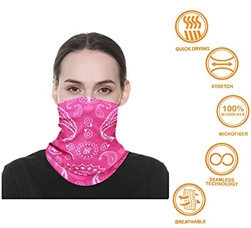 Neck Gaiter Masks Tube Scarf,Seamless Bandanas Buffs Gators,Ourdoor Face Mask Face Covering Multi Headwear - color: No1