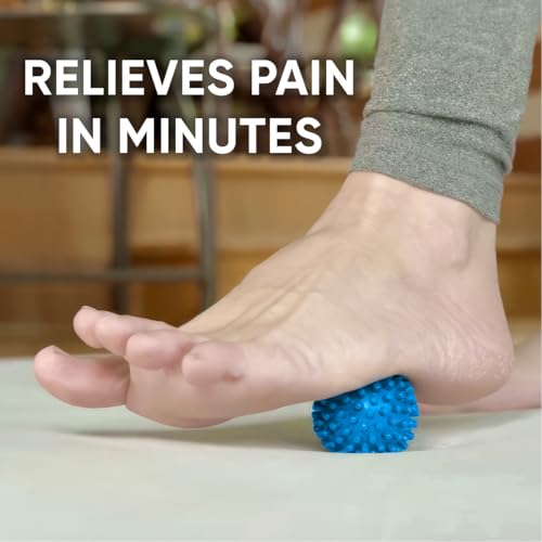 Dr. Cohen's acuball-Mini - Heatable Deep Tissue Massage Ball - Trigger Point Massage Therapy for Myofascial Release - Spiky Foot & Back Massager Ball for Targeted Pain Relief (Pack of 2) - color: Acuball Mini - Pack of 2