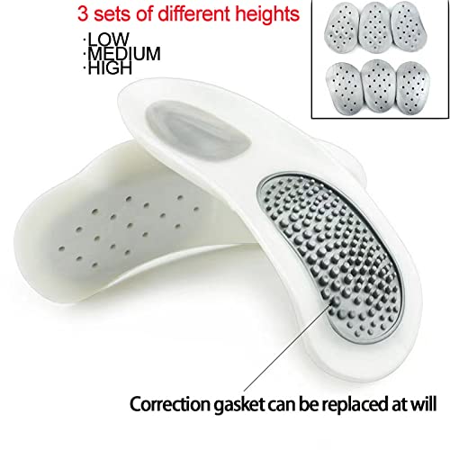 Non-Foldable Arch Support Insole, Specially Designed for Men and Women X/O Leg Flat Foot Care Orthopedic(C(30-33))