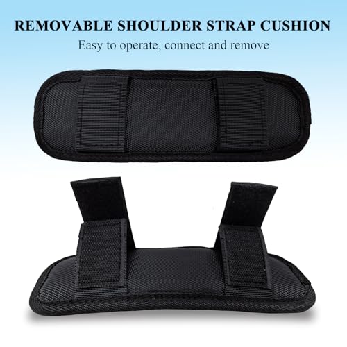 Lightweight Shoulder Strap Pad, Soft & Breathable Cushion for Bags | Quick Attach Velcro, Ergonomic Padding Relieves Strain, Backpack Strap Pads for Bag <15 lbs, Ideal for Commute, Travel, 1PCS