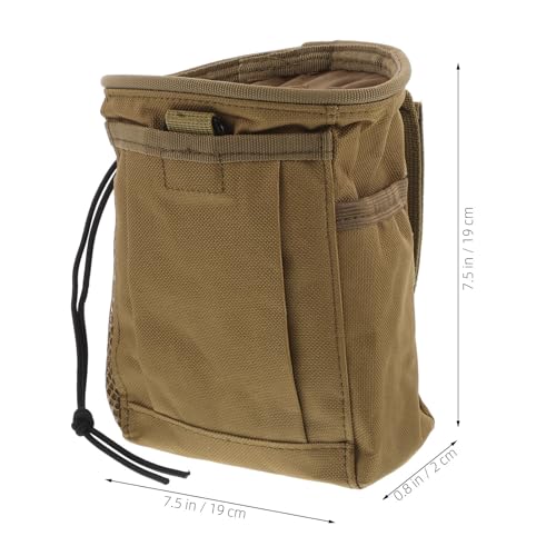 SHOWERORO Portable Mini Utility Waist Pack Fanny Pack with Drawstring Chalk Pouch for Climbing and Lifting, Outdoor Storage Solution Made of Sturdy Oxford Cloth, for Hiking and Camping