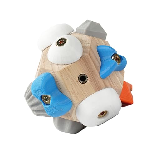 Handcrafted Boulder Block for Climbers - Rock Climbing Ball Finger Trainer, 3D Simulated Climbing Training Balls for Rock Climbers, Grip Strength Enhance Tool Gift for Beginners & Professionals