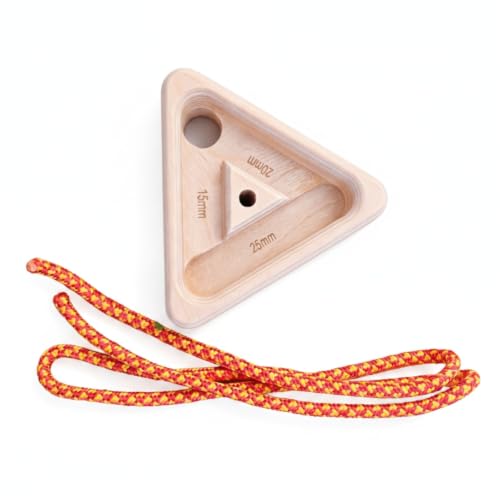 Portable PP Plastic Fingerboard for Hand Exercise, Compact 5.9 x 5.9 Inch Travel Trainer (1 Piece)