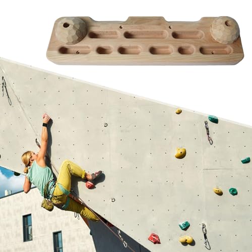 Climbing Hangboard Wall Mounted Climbing Fingerboard for Athletes Climbers