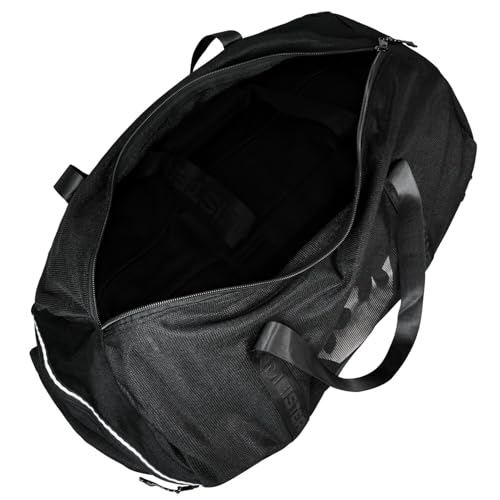 Meister Breathable Chain Mesh Duffel Gym Bag - color: V2.0 Black, size: X-Large 28"x15"x15"