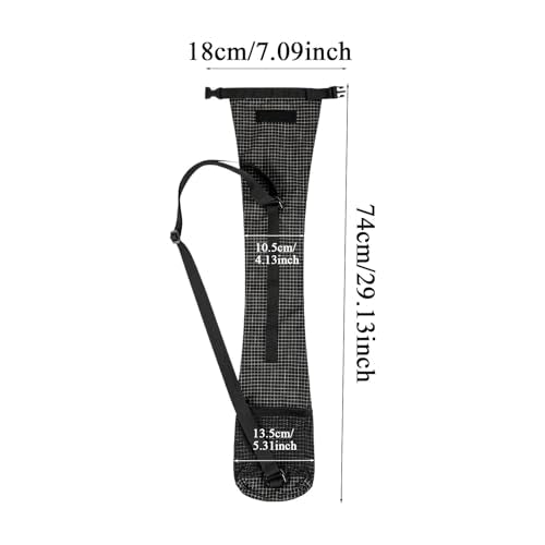 Trekking Pole Carrying Bag Adjustable Shoulder Strap Design Waterproof | Portable Lightweight Multi-Functional for Mountaining Backpacking Camping