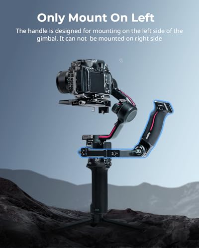 SmallRig Sling Handle Gimbal Handgrip for DJI RS 2 / RSC 2 / RS 3 / RS 3 Pro/RS 3 Mini/RS 4 / RS 4 Pro/RS 4 Mini/RS 5, Adjustable Gip for Low Angle Shots, w/QD Socket - style: Gimbal Handle