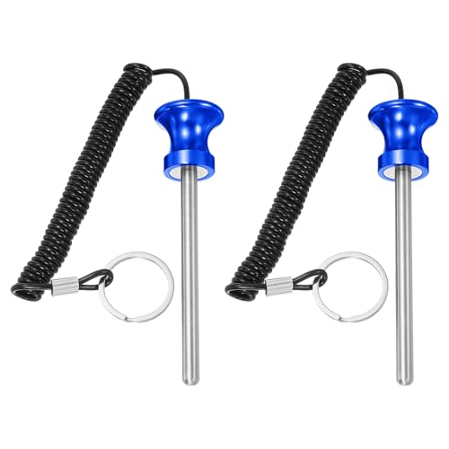 Weight Stack Pin, Weight Gym Pin Strength Training Equipment Replacement with Pull Rope for Commercial Home - color: Blue, size: 0.3 x 3.9 Inch