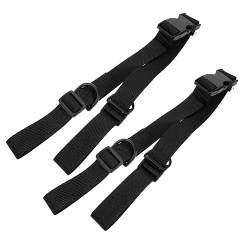 TOYANDONA 2Pcs Adjustable Webbing Cargo Straps with Quick Release Buckle Sturdy Fixed Rope for Securing Tents Yoga Mats and Backpacks for Outdoor and Travel Use
