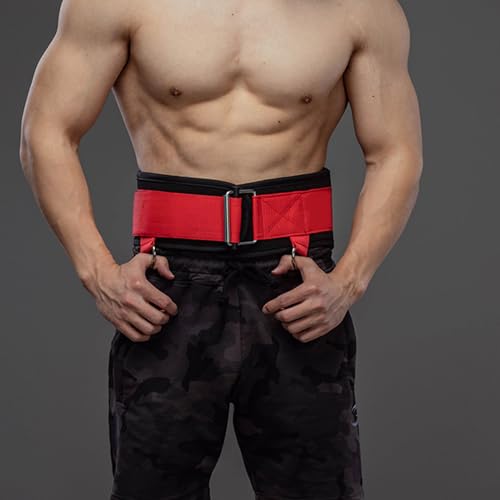 Weighted Pull Up Belt with Chain, Dip Belt for Workouts, Ergonomic & Breathable EVA Material for PullUps, Squats, Strength Training - color: L