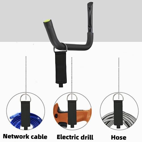 Aweilan Garage Storage Heavy Duty Hooks, 15Inch Jumbo Arm Kayak Rack, Heavy Duty Wall Hooks for Canoe, Ladder, Bicycle, Folding Chairs, Surfboard, Snowboard, Hose and Tools (6 Pack) - style: 6 Pack