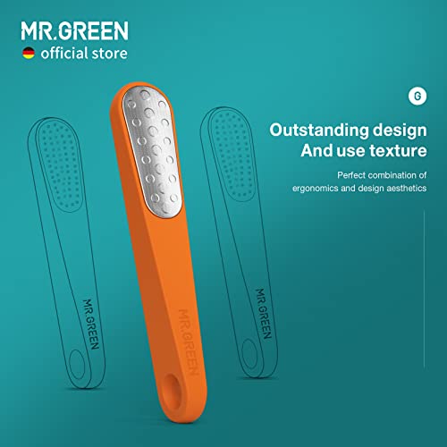 MR.GREEN Foot File Double Sided Callus Remover for Dead Skin Professional Pedicure Tools Callous Scraper Foot Sander Heel Filer (Orange) - color: Orange