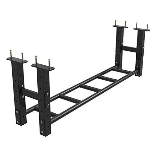 Pull-Up Bars Wall-Mounted Horizontal Bar Safe Fitness, Steel Indoor and Outdoor Climbing Frame, Multifunctional Strength Training Equipment, 2 Styles (Black Style1) - size: Style1
