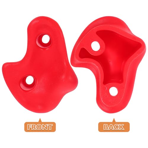IMIKEYA 6pcs Climbing Grips and Indoor Climbing Wall Holds Set Hand and Foot Holds for ’ Playground and Exercise Walls Indoor Outdoor Use