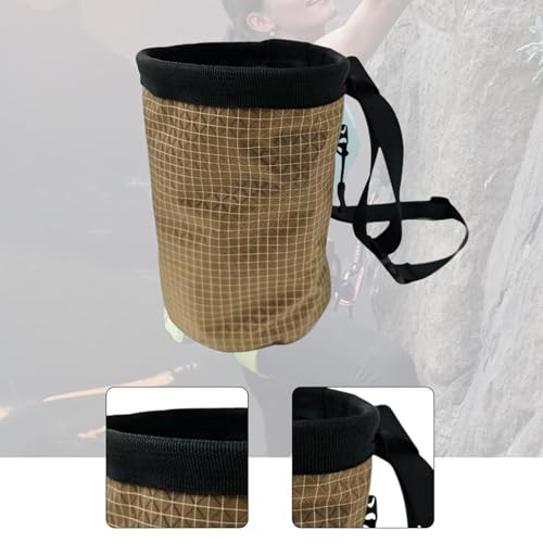 Chalk Bag for Rock Climbing Lightweight Climbing Accessories Storage Pouch Chalk Carrier Bag for Workout Bowling Gymnastics