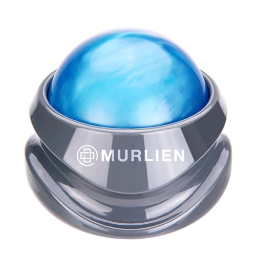 Massage Roller Ball, Tight and Sore Muscles Relief, Manual Massager, Alleviating Shoulder, Arms, Back, Legs, Calves or Muscle Tension - color: Blue